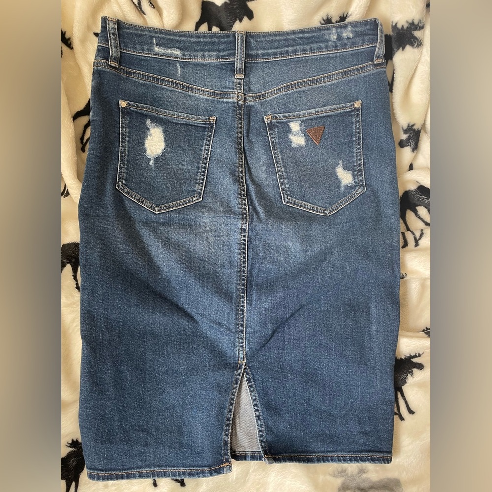 GUESS Jean Skirt